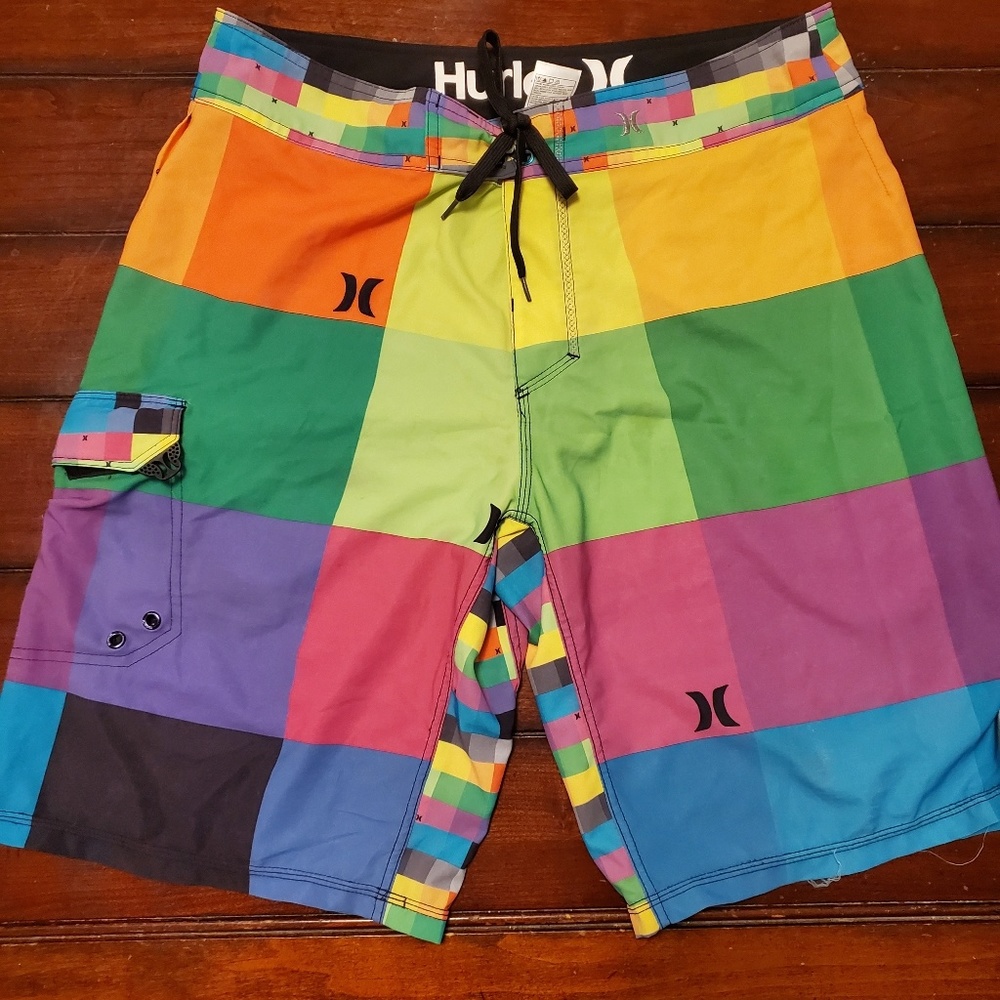 Hurley Color Block Board Shorts